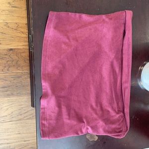 Purple, velvet crop top